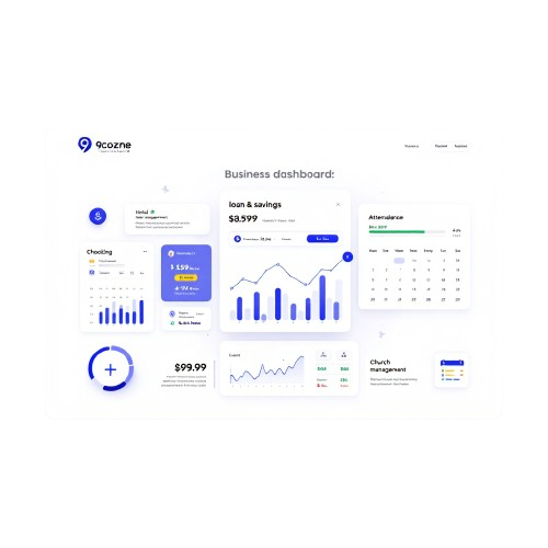 9cozone Technologies Business Dashboard